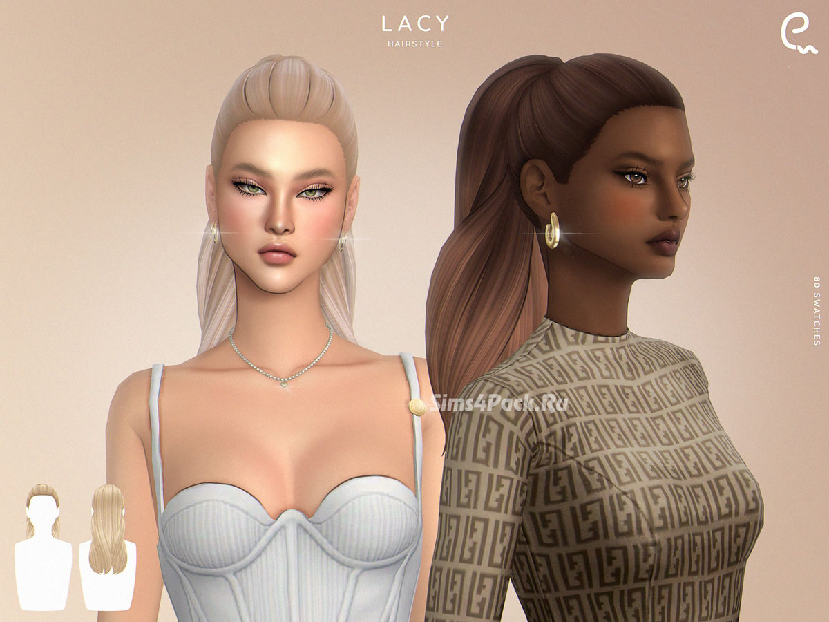 Женская прическа "Lacy Hairstyle"