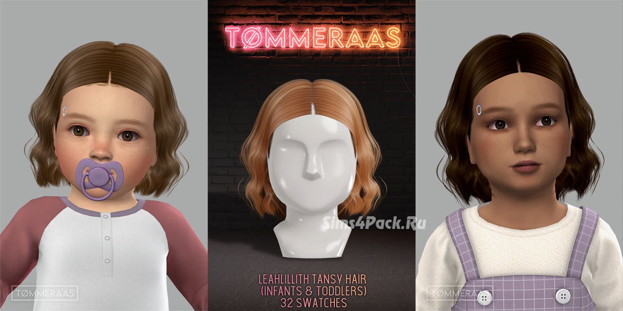 Прическа для малышек и младенцев "LeahLillith Tansy Hair for Toddlers (#70) and Infants (#71)"
