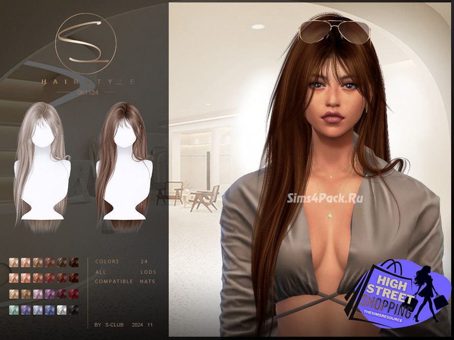 Женская прическа "(SHOPPING)LONG HAIRSTYLE 061124"