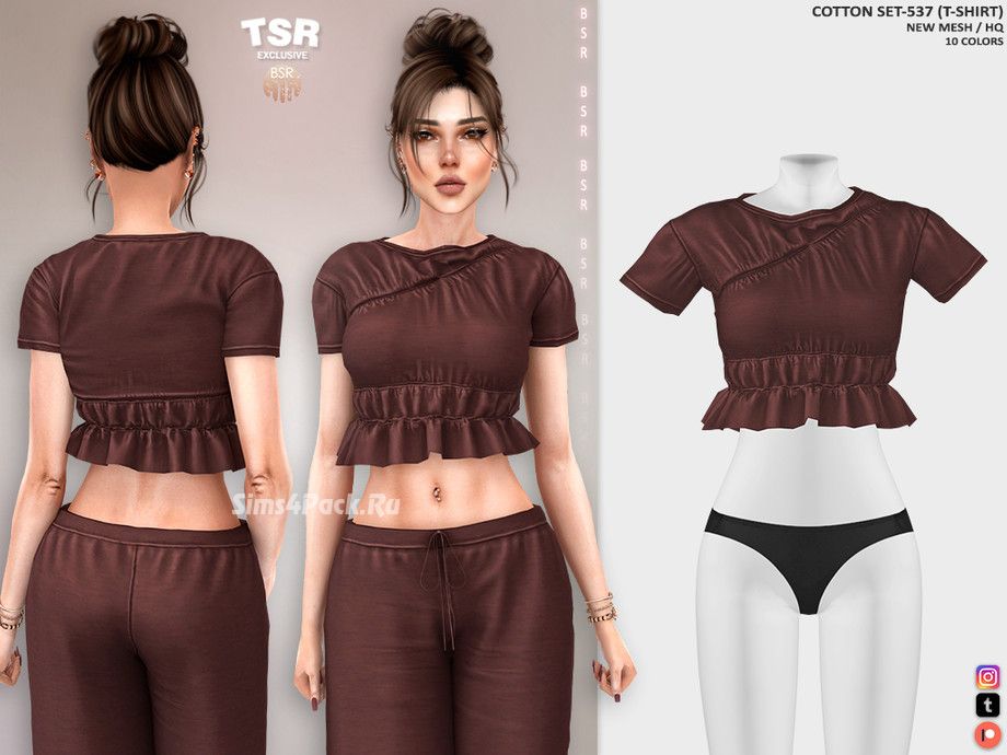 Хлопковый комплект для симочек "COTTON SET-537"
