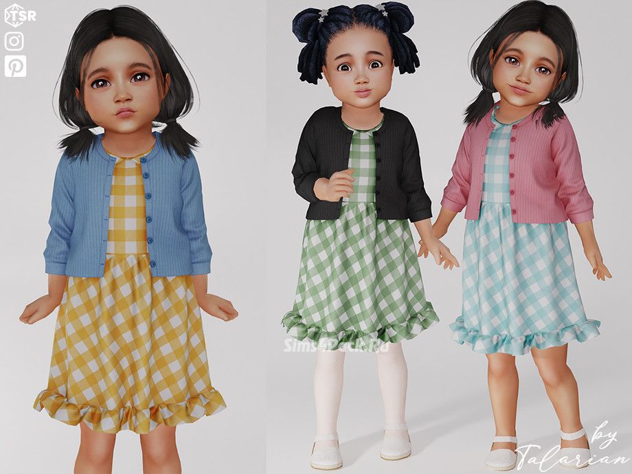 Наряд для малышек "Leah Dress with cardigan"