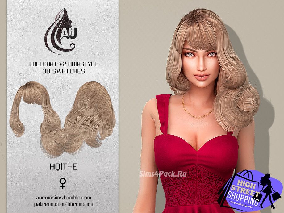 Женская прическа "High Street Shopping - Fullcart - Hairstyle"