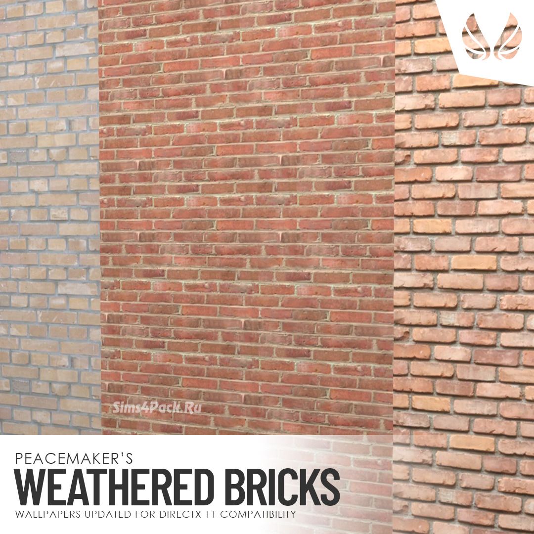 Каменная кладка для стен "Weathered Brick"