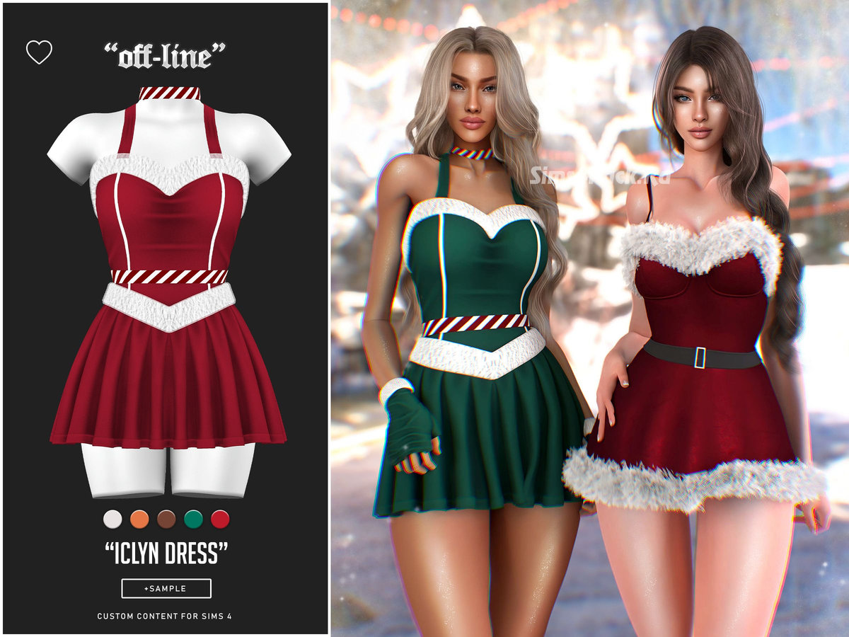 Рождественское платье "Iclyn Dress"