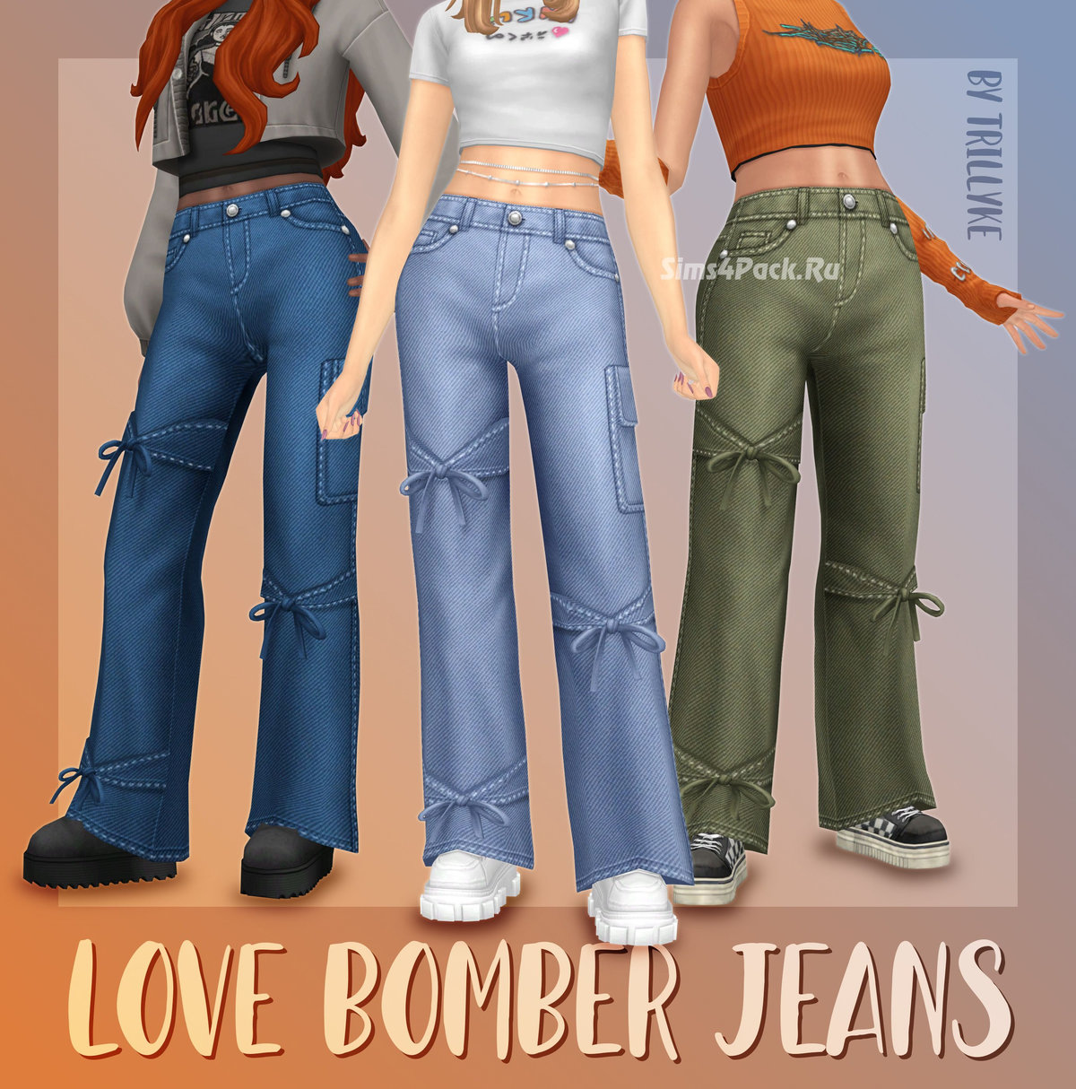Женские джинсы "Love Bomber Jeans"