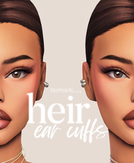 Каффы для ушей "heir ear cuffs"