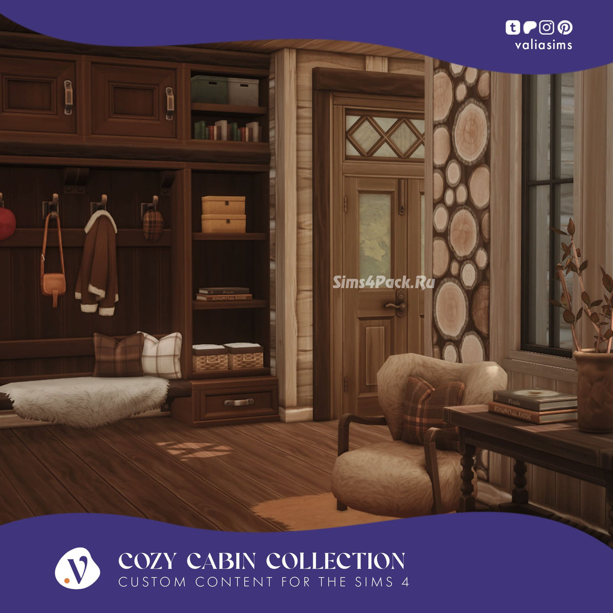 Сет для прихожей "Cozy Cabin Collection - Entryway"