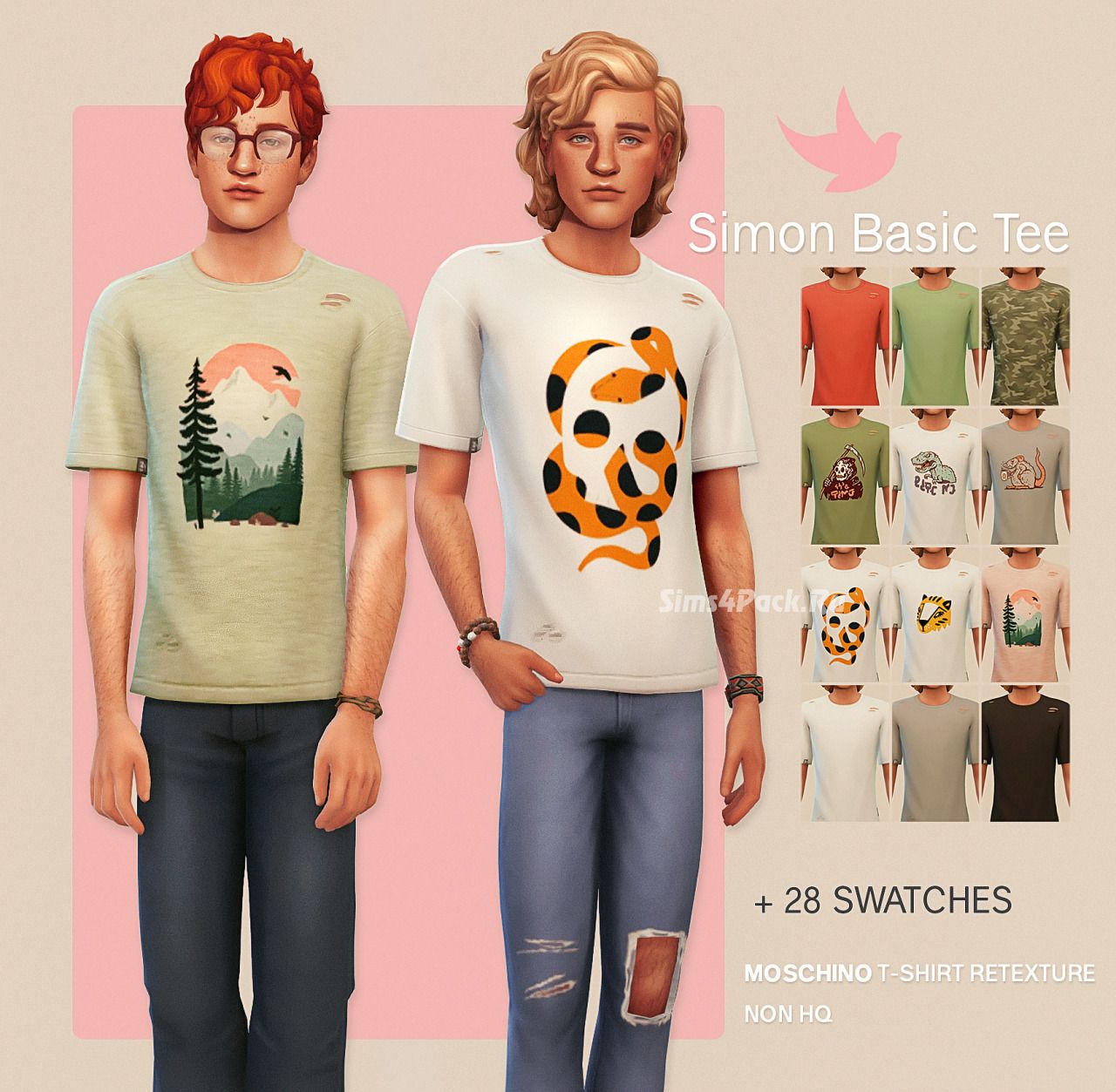 Мужская футболка "Simon Basic Tee"