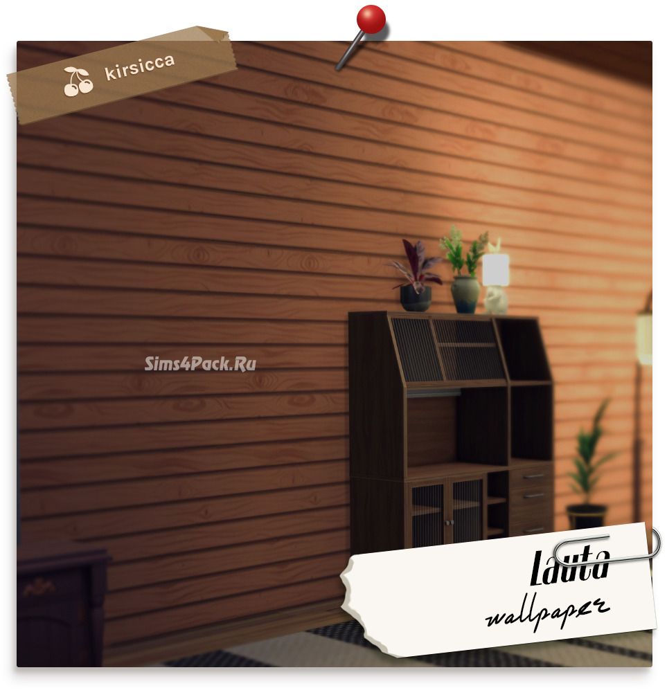 Настенное деревянное покрытие "lauta wallpaper"