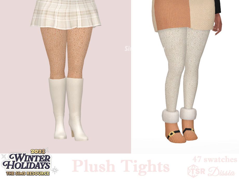 Колготки для симочек "Plush Tights"