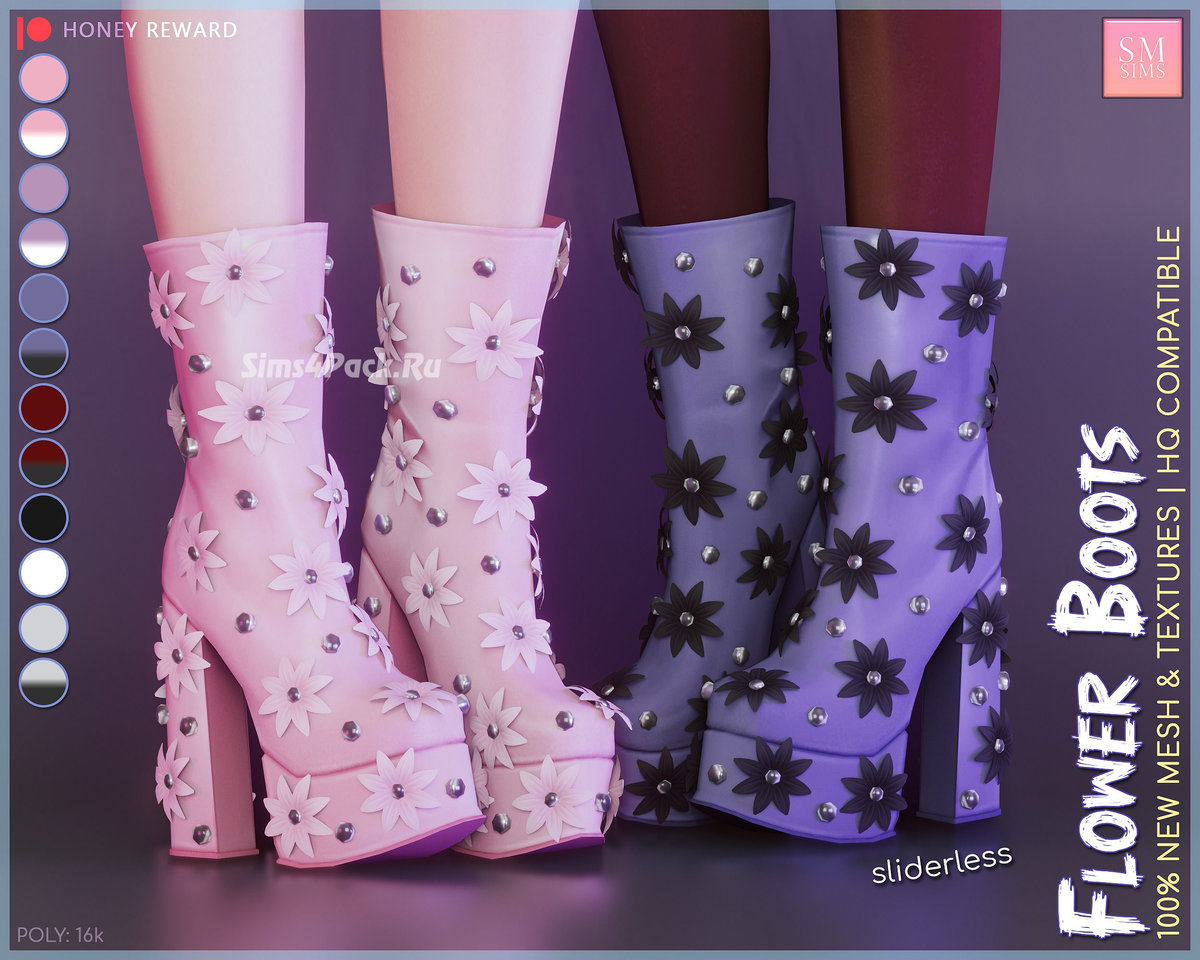 Сапожки для симочек "Flower Boots"