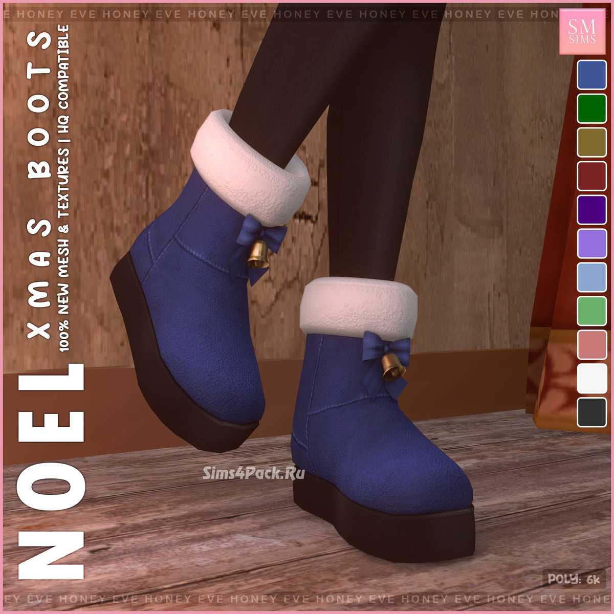 Зимние ботинки для симочек "Noel Xmas Boots"