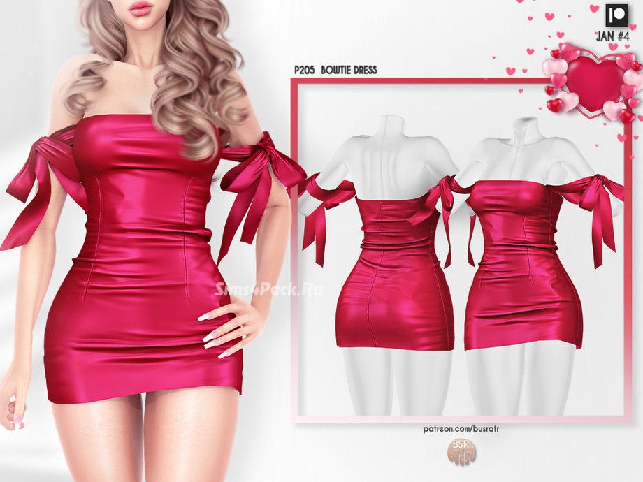 Платье для симочек "Bowtie Dress P205"