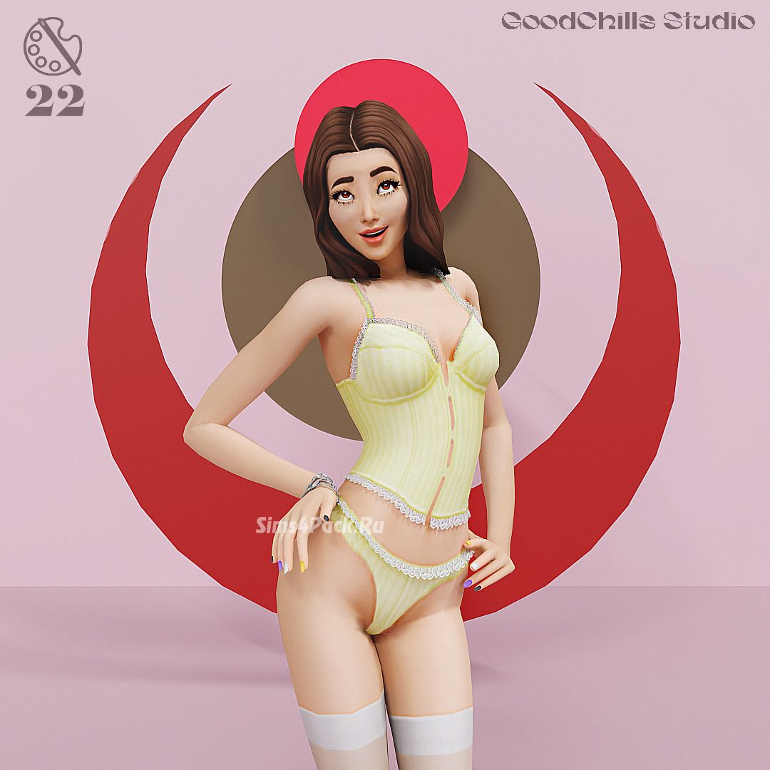 Комплект нижнего белья "Oct24 Corset Style Bralette & Panties"