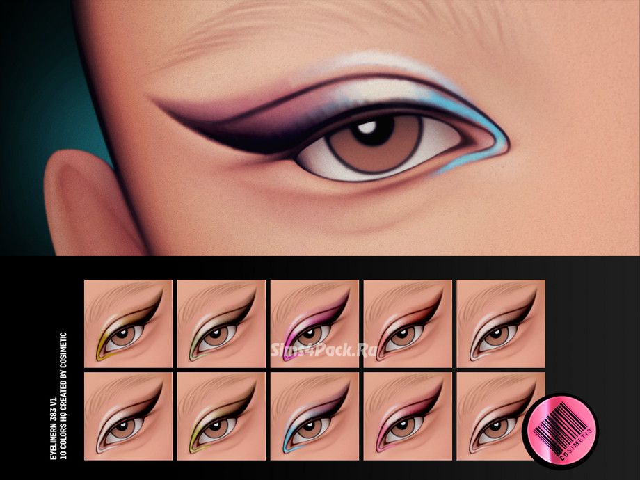 Макияж глаз "Eyeliner N383 V1&2"