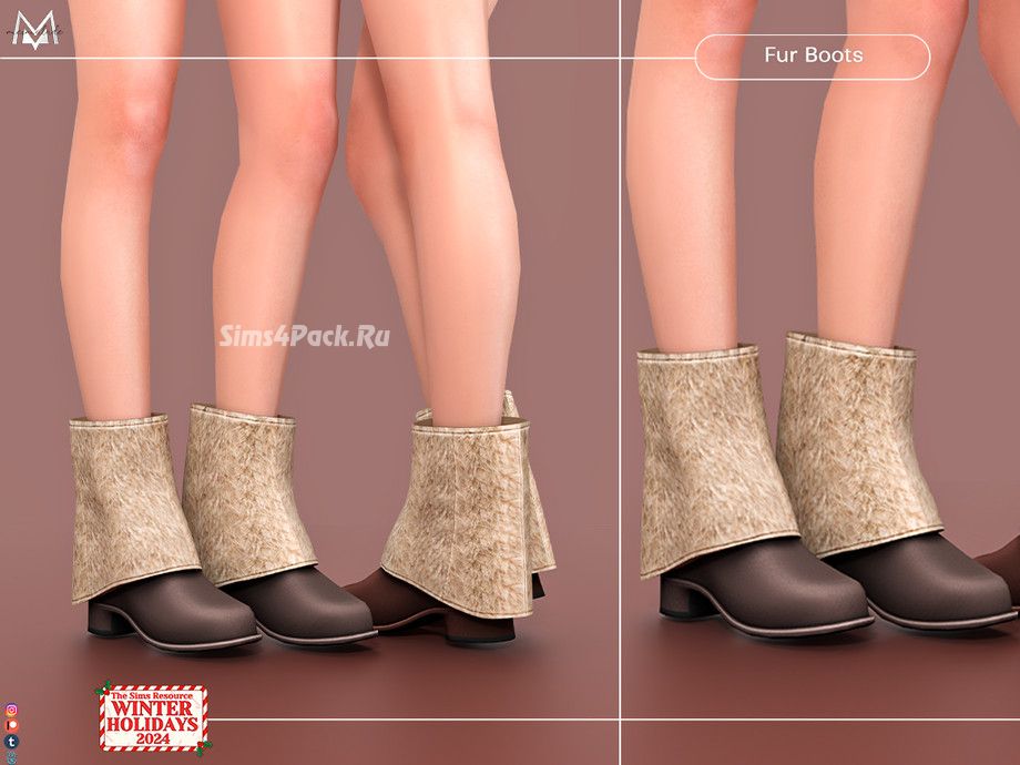 Сапожки для всей семьи "Fur Boots"