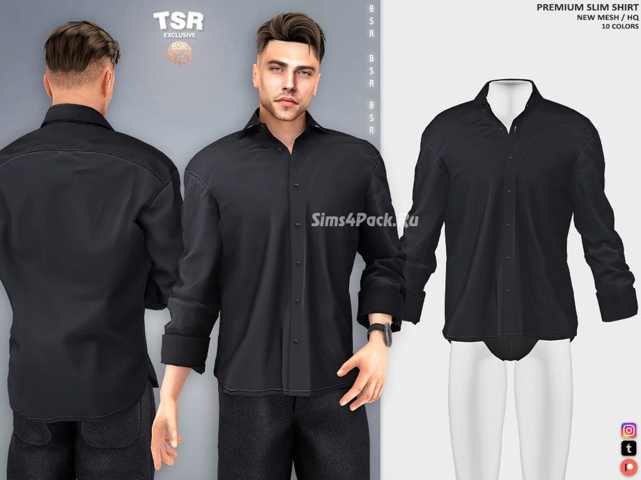 Мужская рубашка "PREMIUM SLIM SHIRT BD1412"