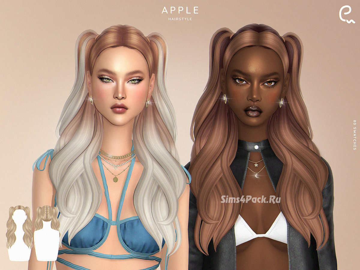 Женская причёска "Apple Hairstyle"