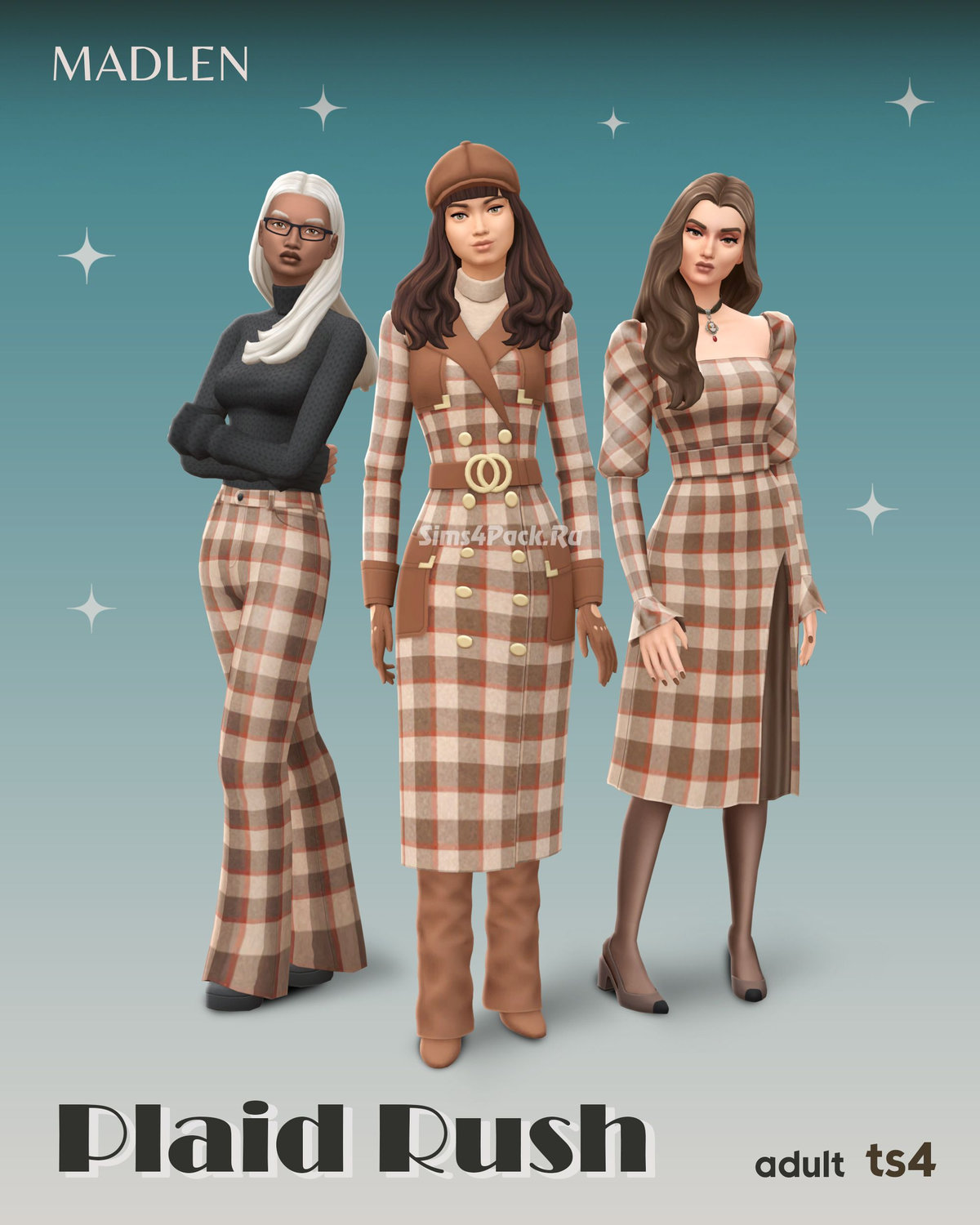 Мини-коллекция для симочек "Plaid Rush"