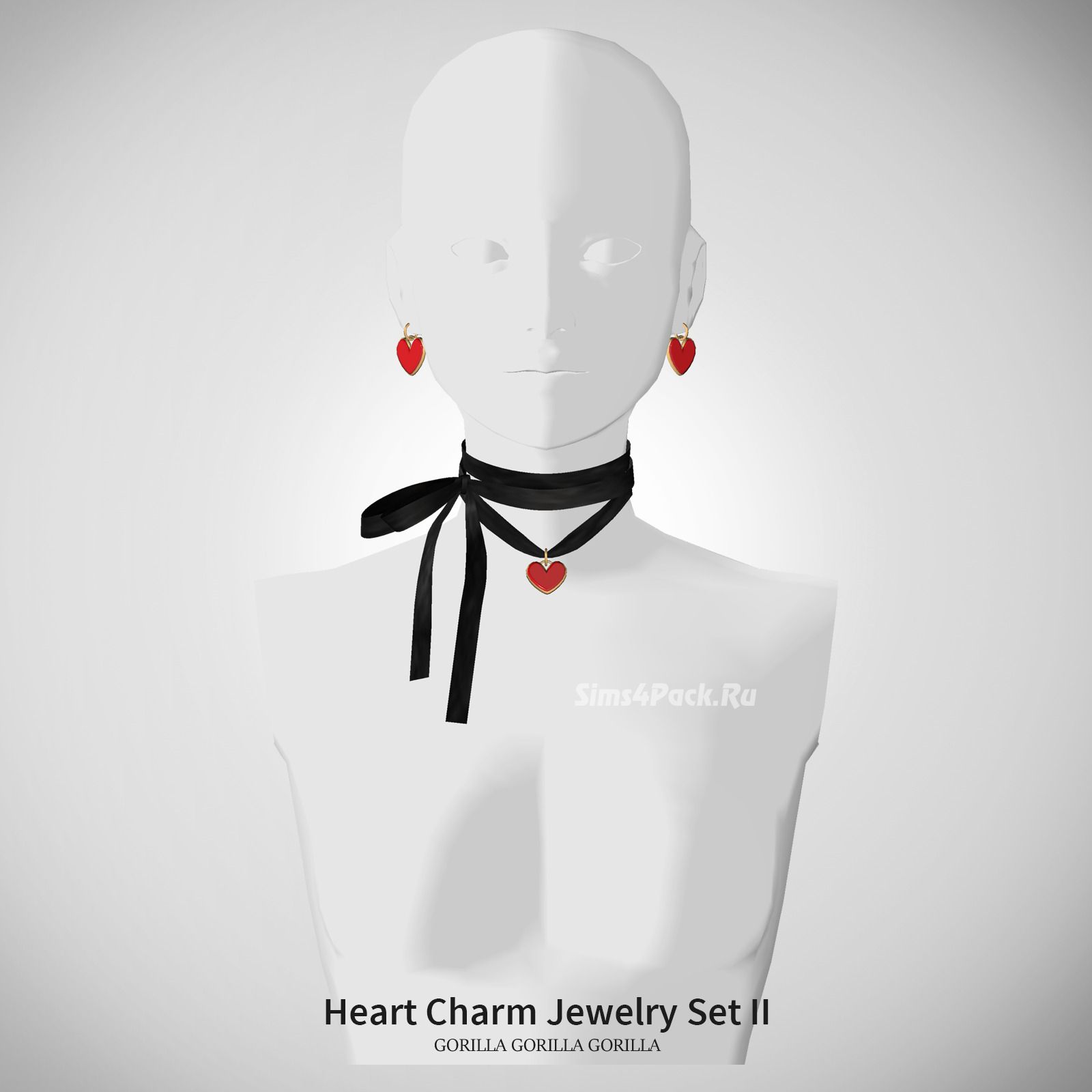 Набор украшений "Heart Charm Jewelry Set II"