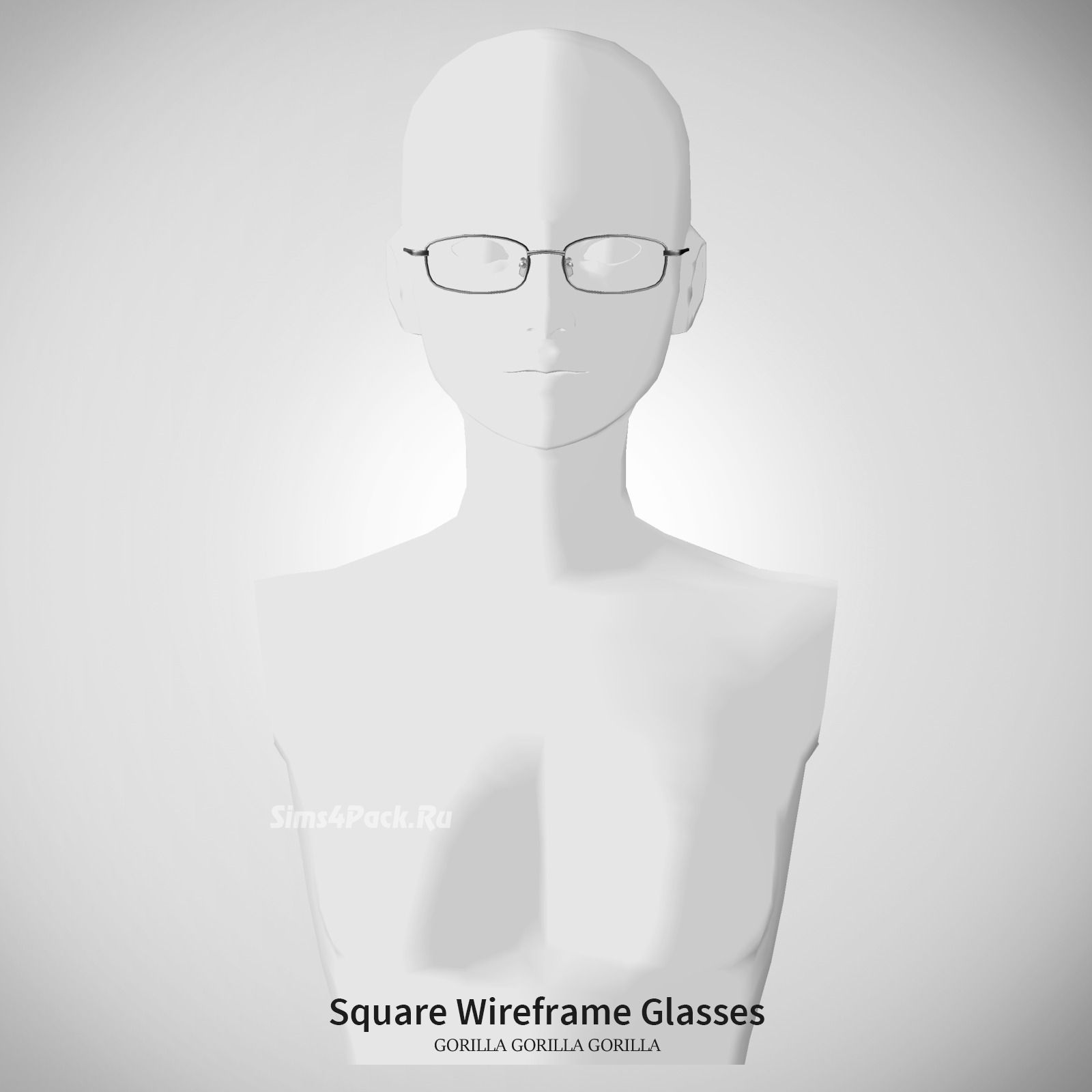 Очки "Square Wireframe Glasses"