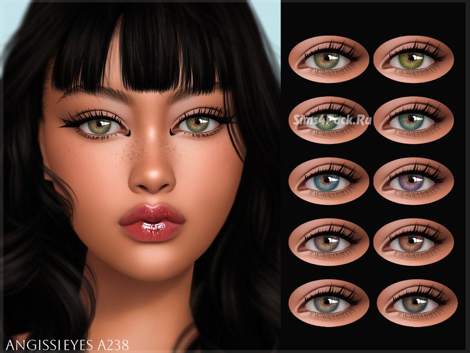 Генетика и косметика "EYES A238 & Eyeliner A207 & Lipstick A204"