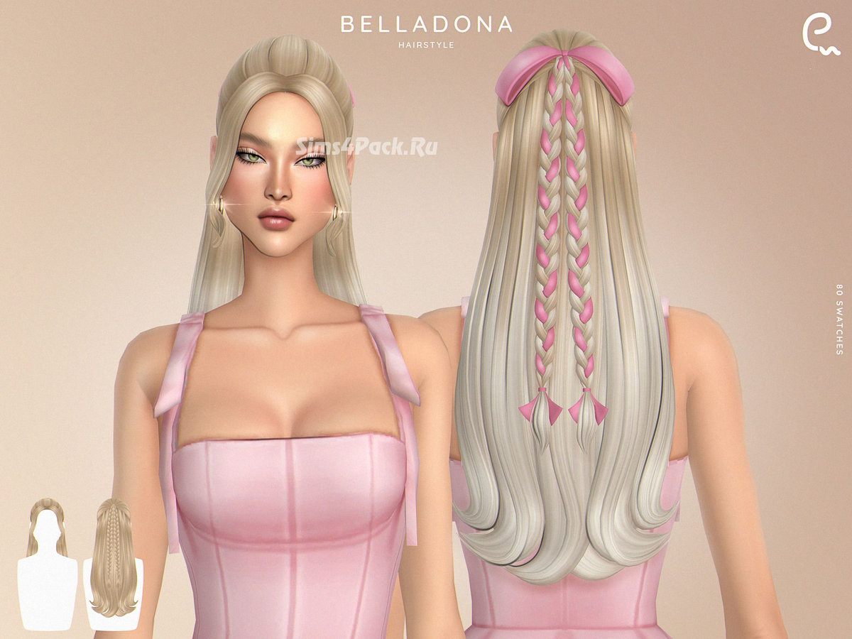 Женская прическа "Belladona Hairstyle"