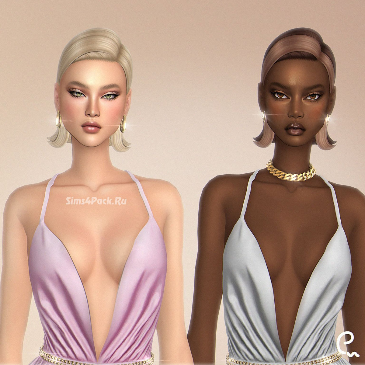 Прически моделей Виктория Сикрет "Sims Secret Collection 2024"