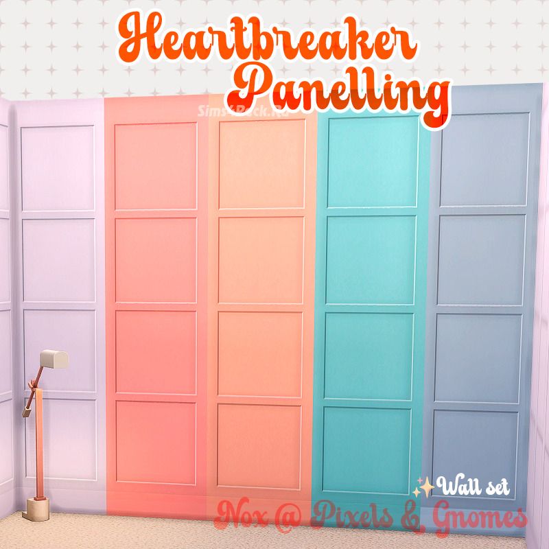 Панели для стен "Heartbreaker Wall Set"