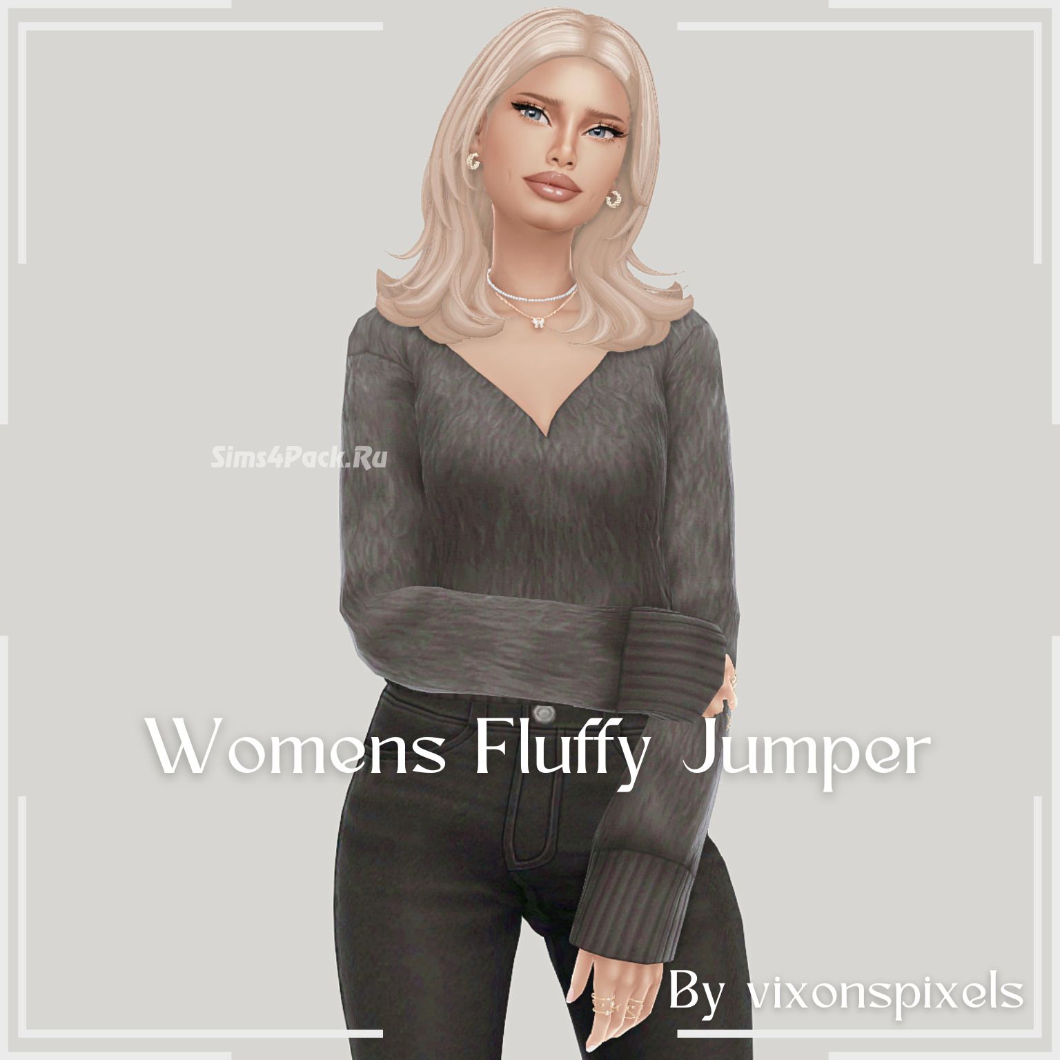 Джемпер для симочек "Womens fluffy jumper"