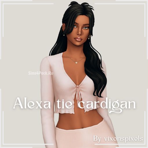 Кардиган для симочек "Alexa tie cardigan"