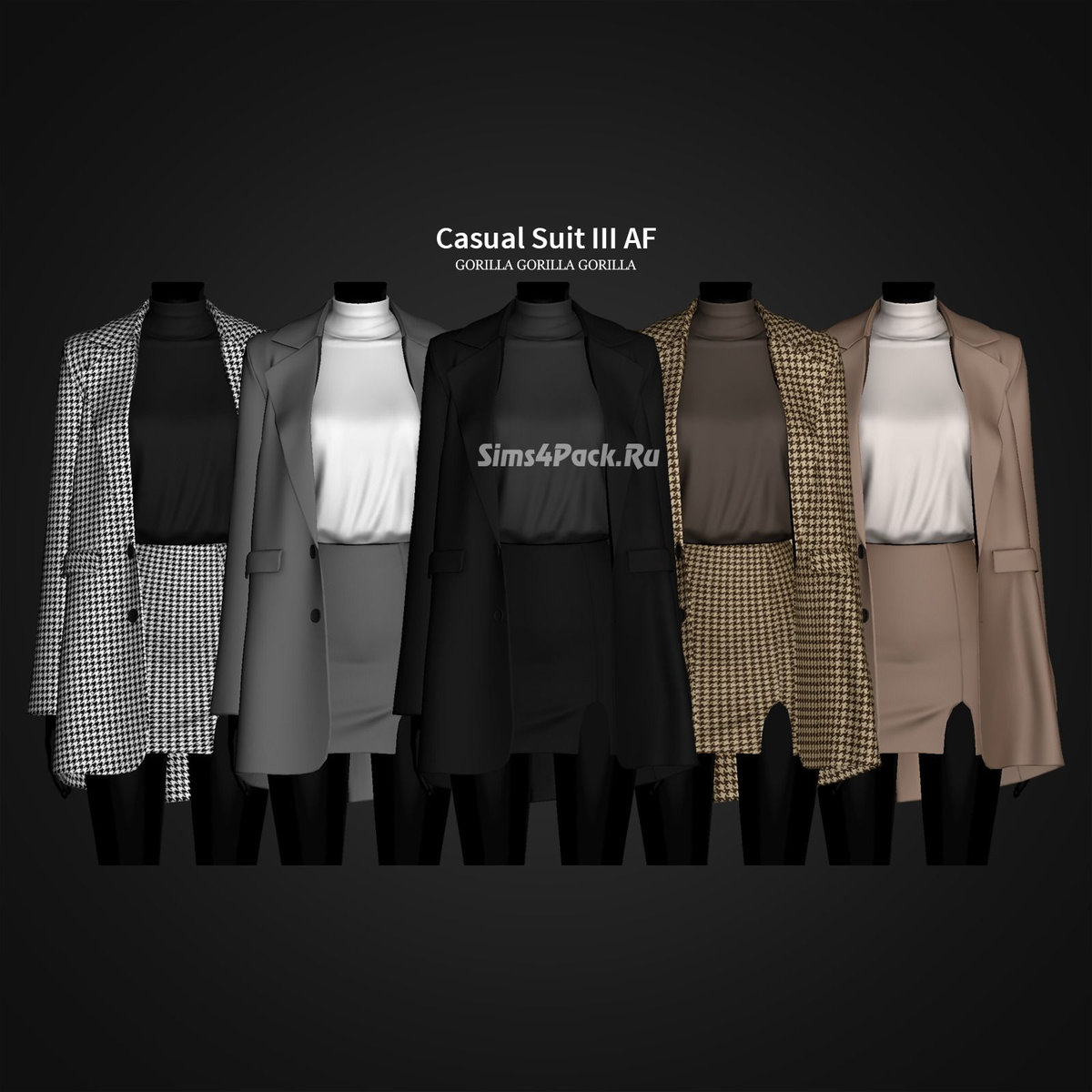 Офисный комплект для симочек "Casual Suit III AF"
