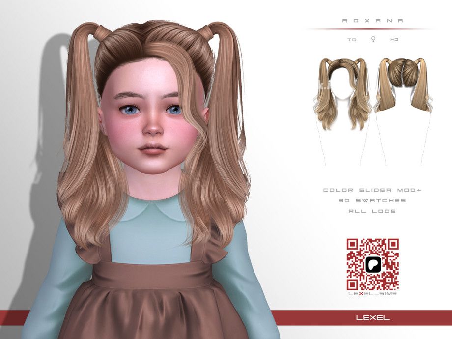 Прическа для тоддлеров "Roxana"