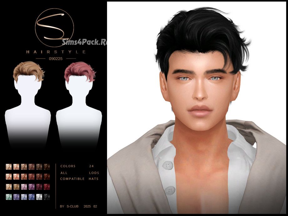 Мужская прическа "Short hairstyle 090225"