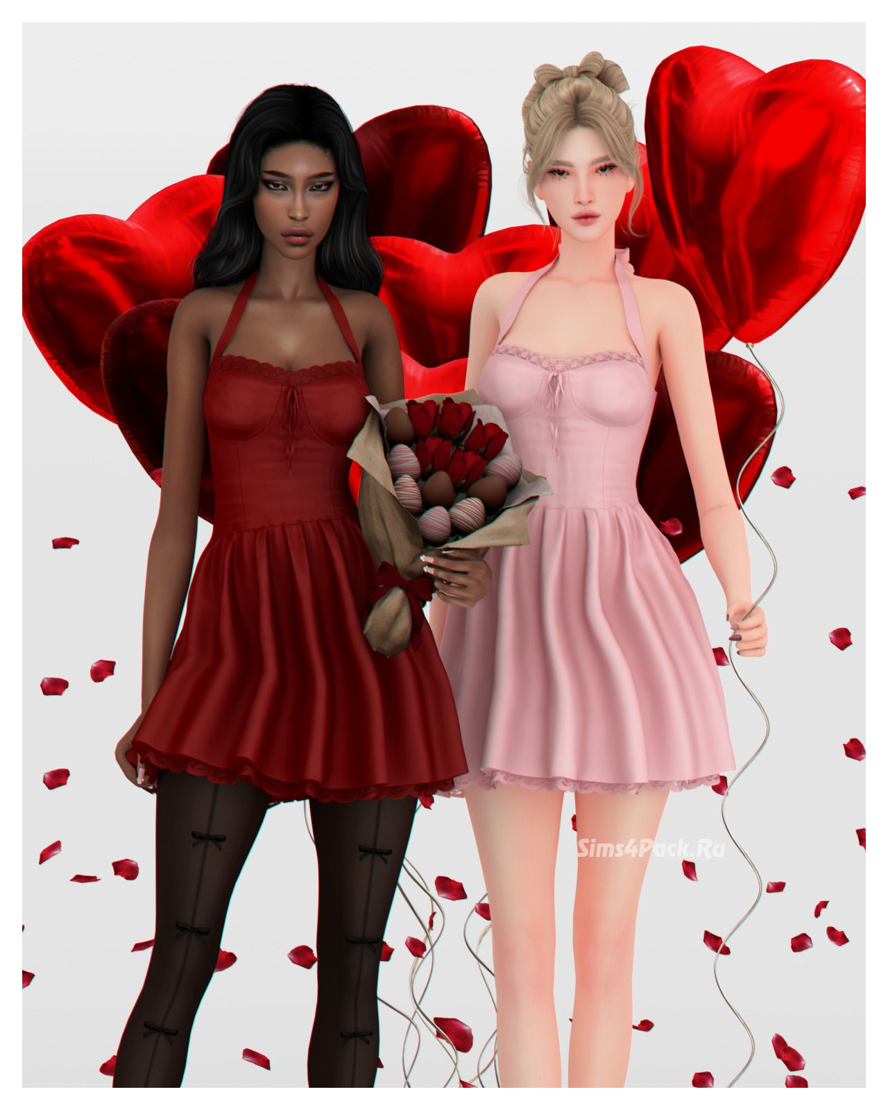 Платье для симочек "Amour Bustier Dress"