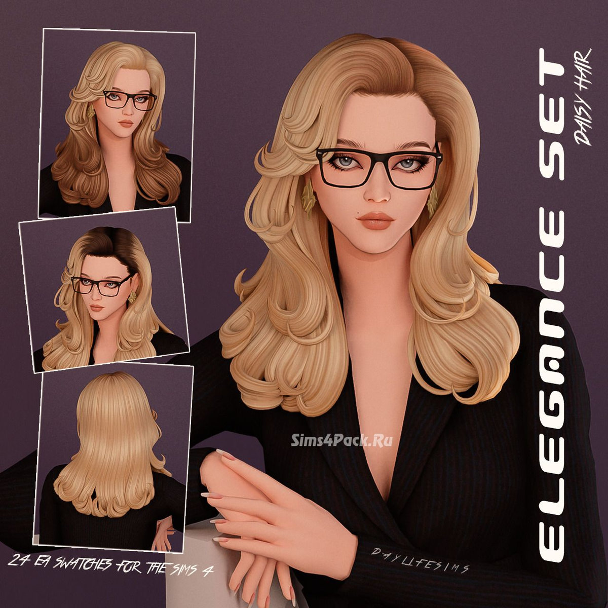 Женская прическа "ELEGANCE SET - Daisy"
