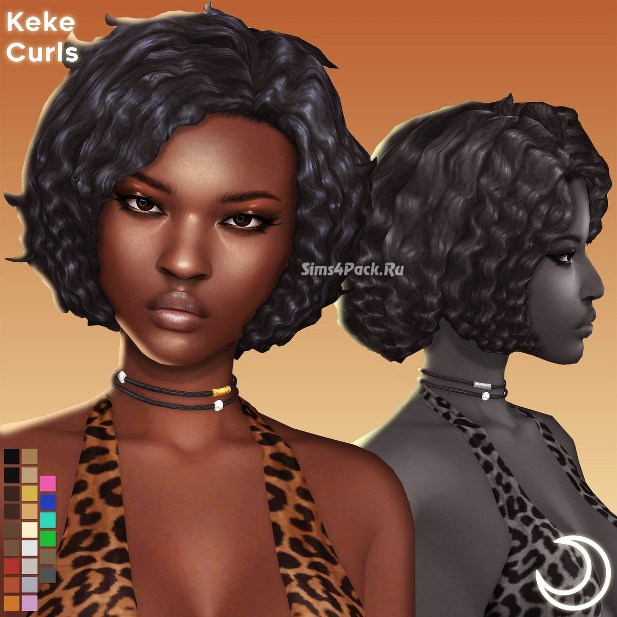Женская прическа "KEKE CURLS"