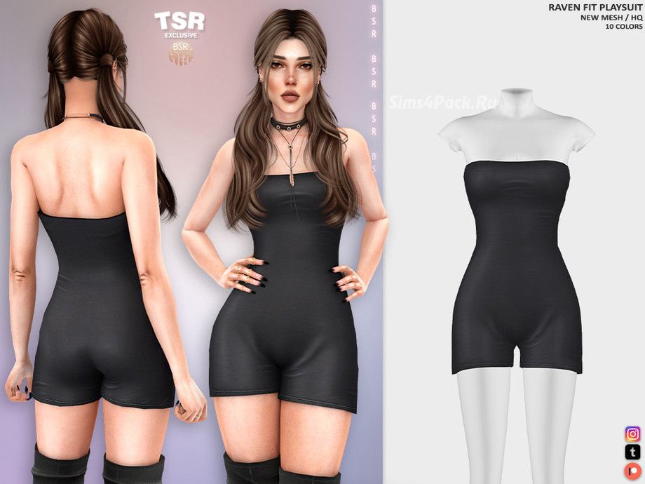 Ромпер для симочек "RAVEN FIT PLAYSUIT BD1449"