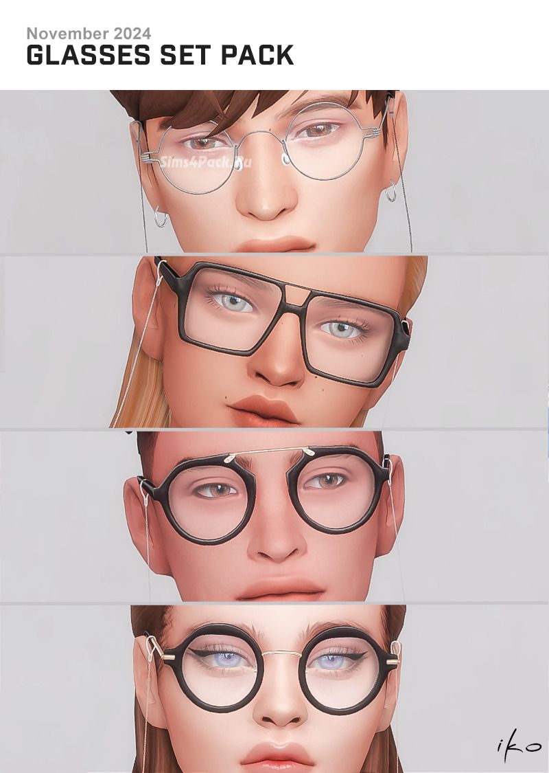 Комплект аксессуаров "Glasses Set Pack"