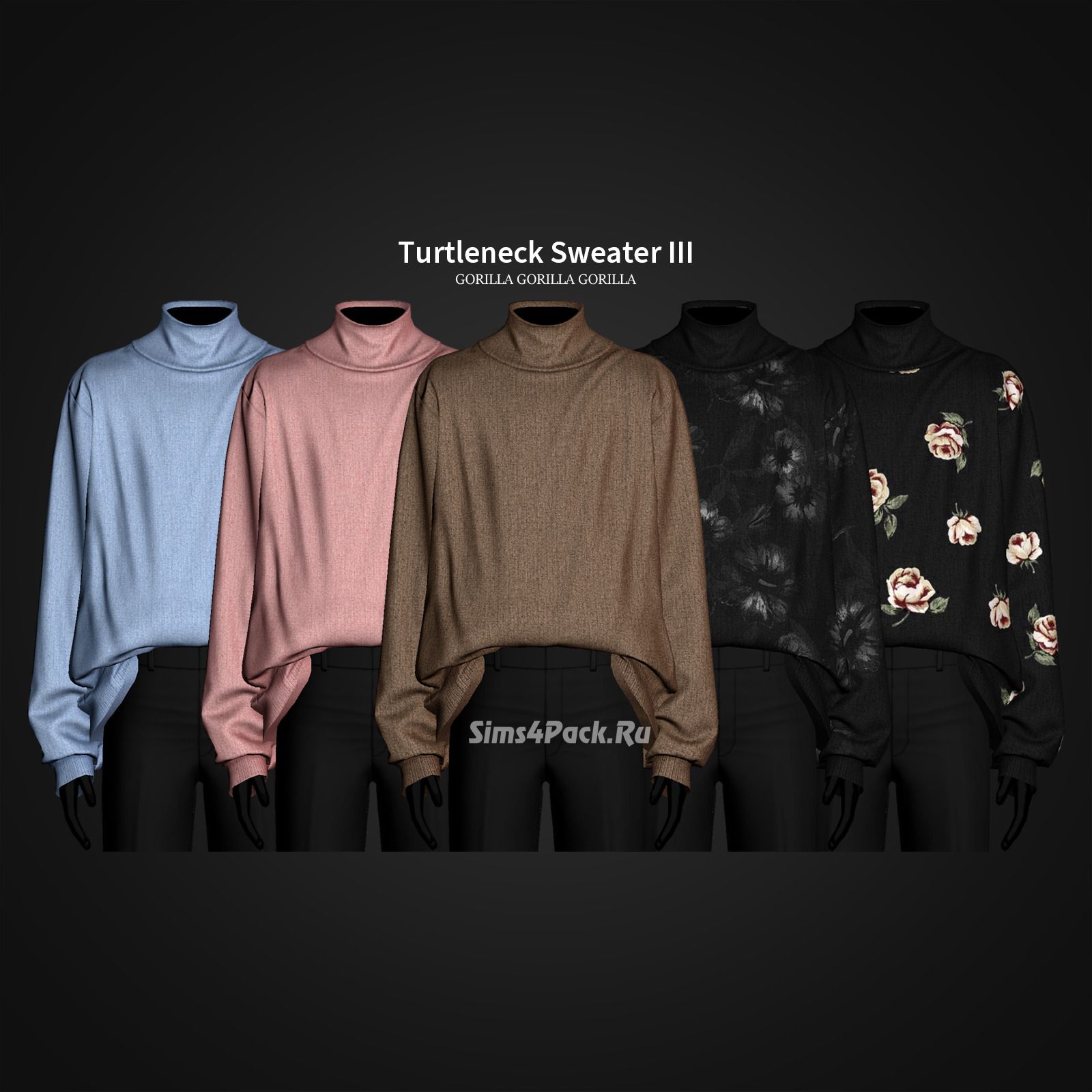 Мужской свитер "Turtleneck Sweater III"
