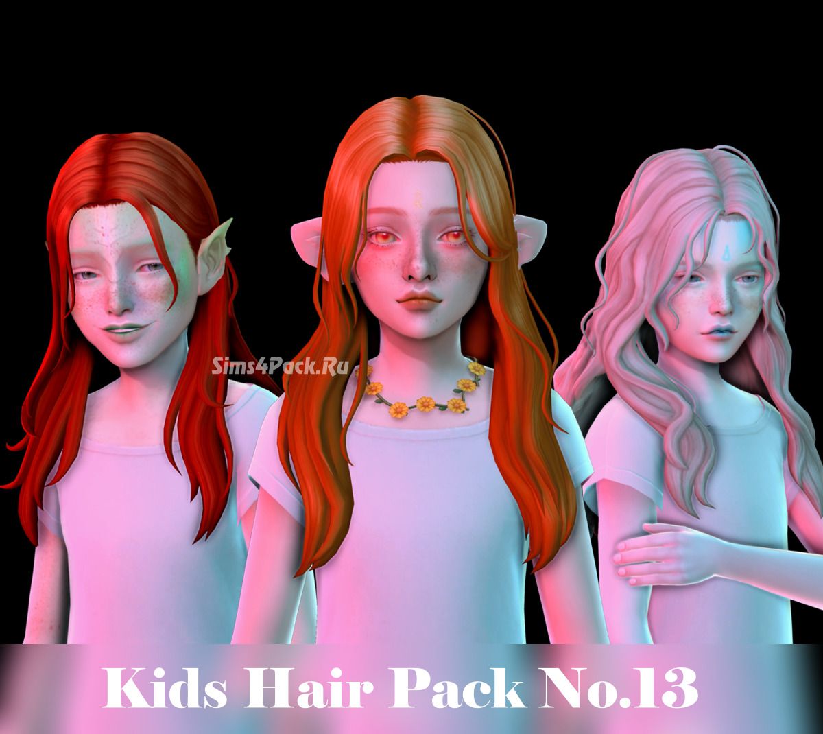 Прически для девочек "Kids Hair Pack No.13"