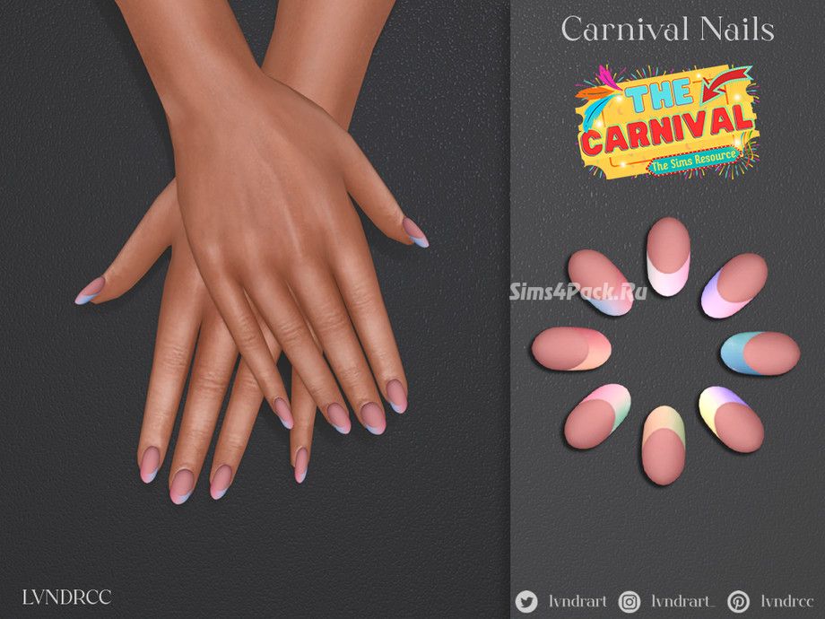 Карнавальный маникюр "Carnival Nails (The Carnival)"