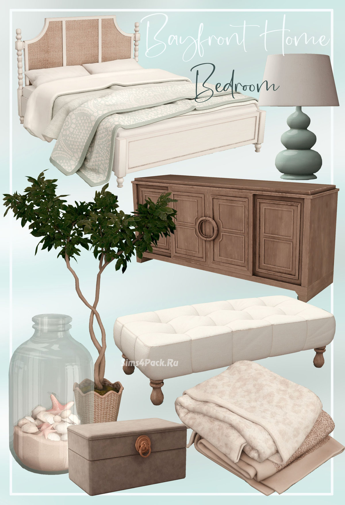 Спальня "Bayfront home bedroom"
