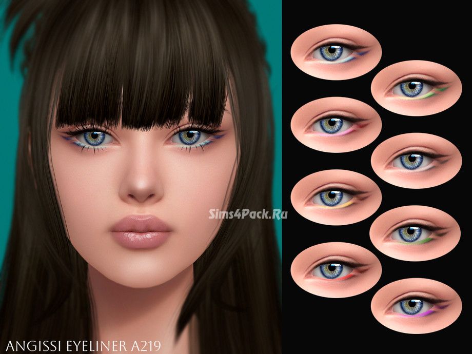 Подводка и линзы "Eyeliner A219 & EYES A250"
