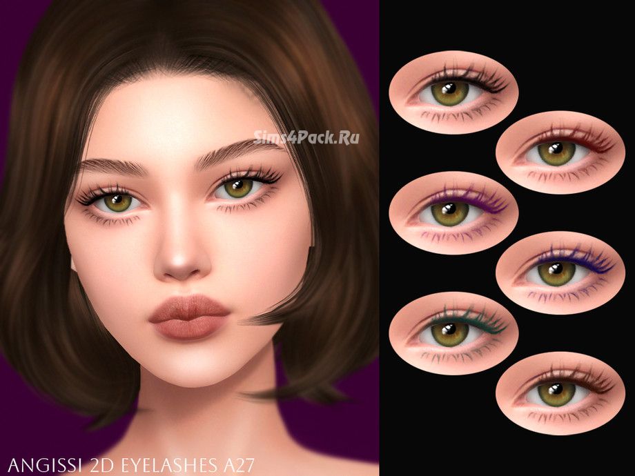 Ресницы и линзы "2D eyelashes A27 & EYES A248"
