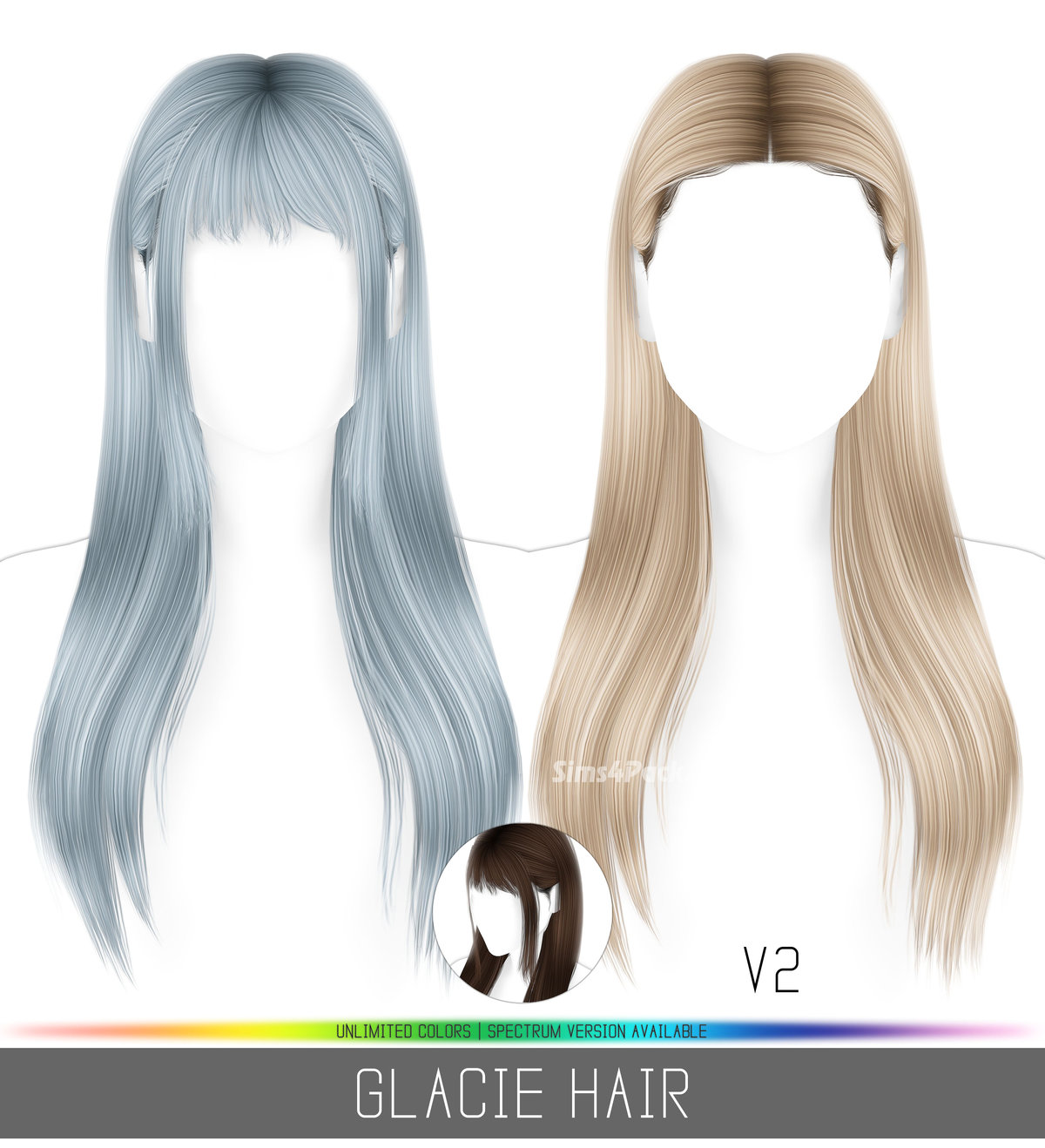 Прическа для женщин и девочек "GLACIE HAIR"