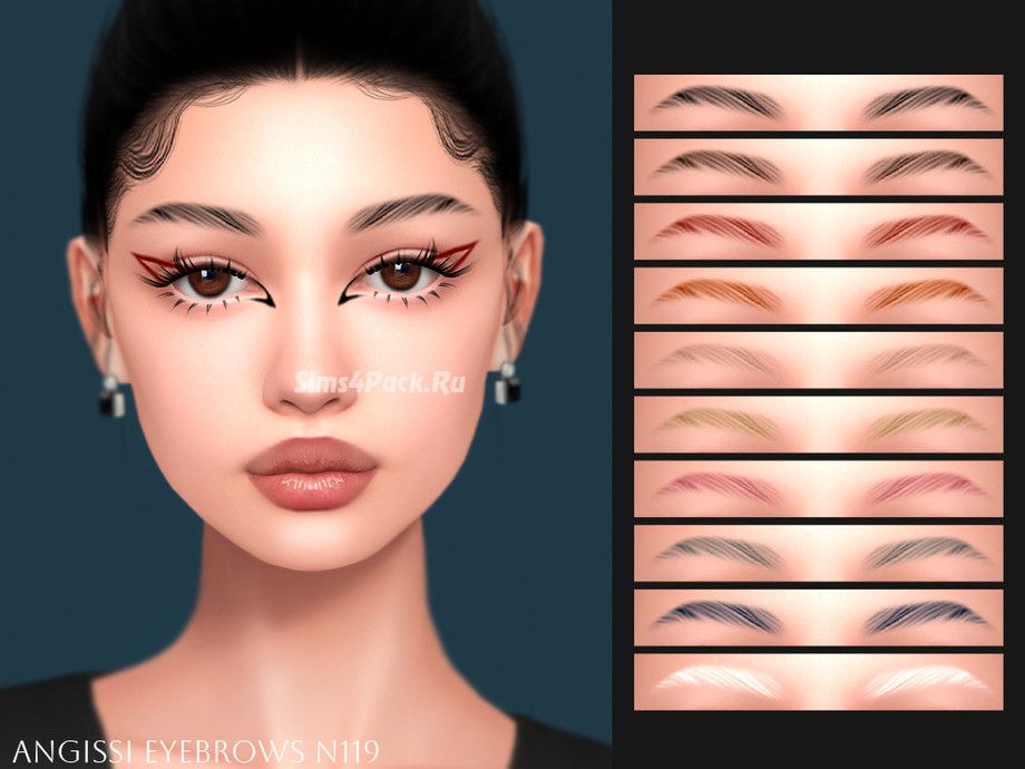 Брови и подводка для глаз "Eyebrows n119 & Eyeliner A222"
