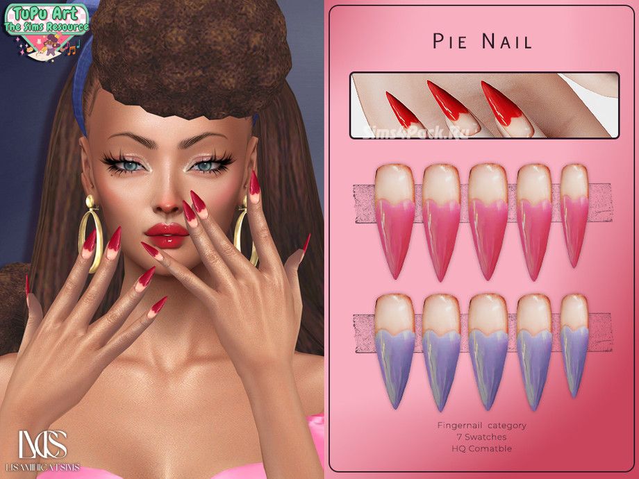 Маникюр "Pie Nail TuPu Art Collab"