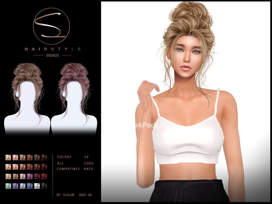Женская прическа "Updo hairstyle 050425"