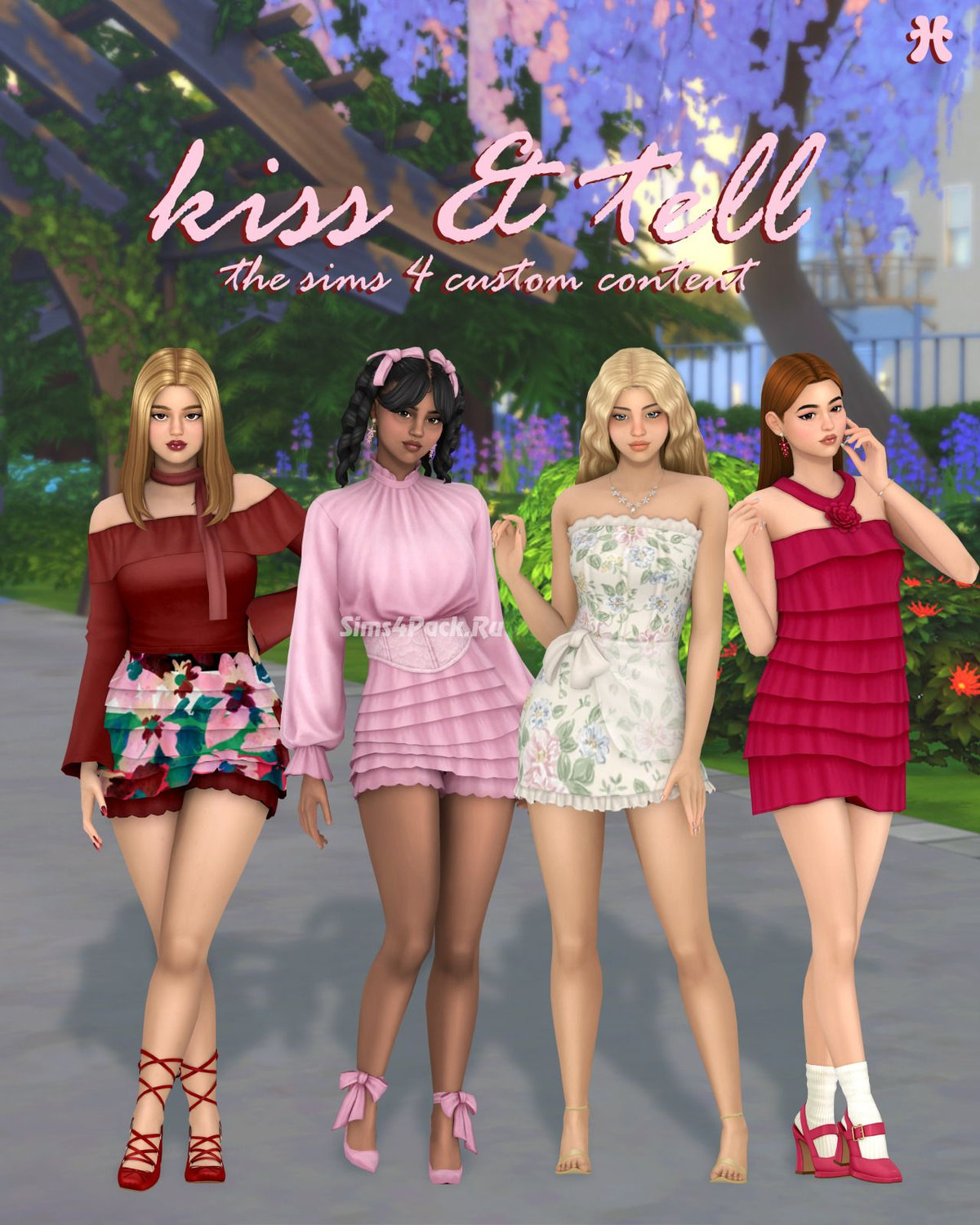 Романтичная коллекция для симочек "Kiss And Tell"